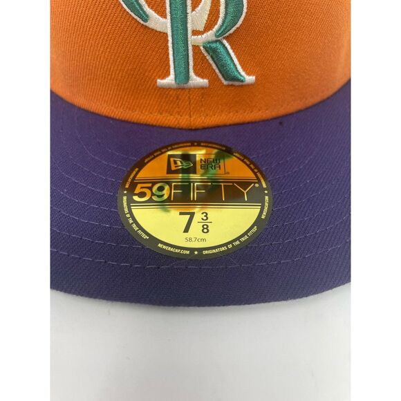 New Era Colorado Rockies Cactus Fruit 59FIFTY Hatclub Fitted Hat Mens Size 7 3/8 - Picture 3 of 5